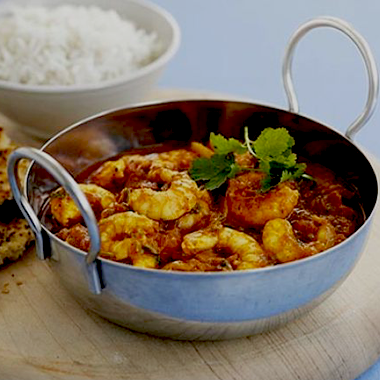 Indian prawn curry
