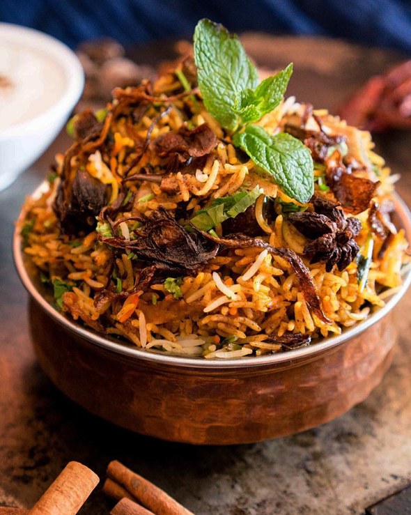 Chicken biriyani